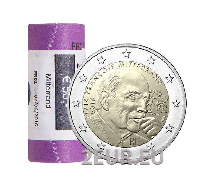 Frankreich 2 EURO-ROLLE 2016 – 100. Geburtstag von François Mitterrand