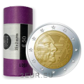 Frankreich 2 EURO-ROLLE 2022 – 20 Jahre Euro – Jacques Chirac