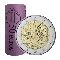 Frankreich 2 EURO-ROLLE 2024 - Nationaler Lebensbaum Frankreichs