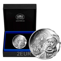  Frankreich 10 Euro Silbermünze PP 2021 - Magellan und Manuelinische Zeit 