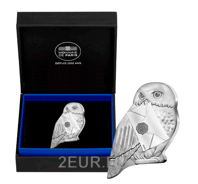 Frankreich 10 Euro Silbermünze PP 2021 - Die Eule Hedwig