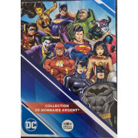 Frankreich 10 Euro Silbermünze 2025 - DC COMICS + Album