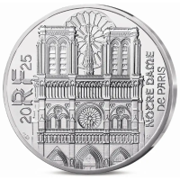 Frankreich 10 Euro Silbermünze 2025 - Notre-Dame de Paris