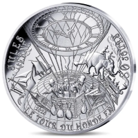 Frankreich 10 Euro Silbermünze PP 2025 - Die Kunst der Feder – In 80 Tagen um die Welt
