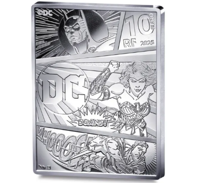Frankreich 10 Euro Silbermünze PP 2025 - DC Comics - Batman