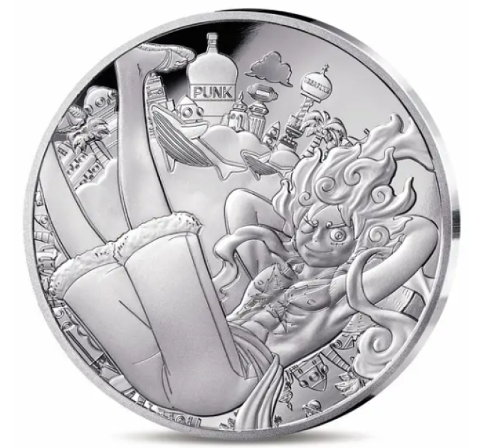 Frankreich 10 Euro Silbermünze PP 2025 - One Piece