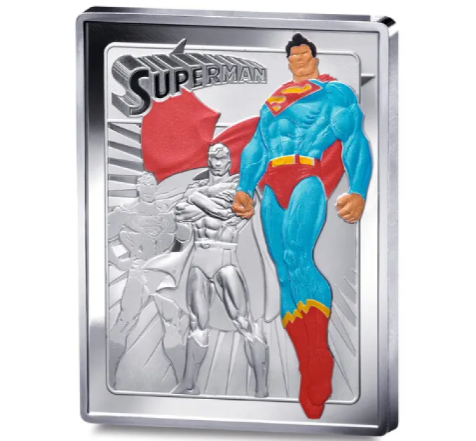 Frankreich 10 Euro Silbermünze PP 2025 - DC Comics - Übermensch