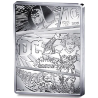 Frankreich 10 Euro Silbermünze PP 2025 - DC Comics - Übermensch