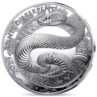 Frankreich 10 Euro Silbermünze PP 2025 - Jahr der Schlange