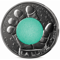 Frankreich 10 Euro Silbermünze 2025 - Odyssee im Weltraum mit Thomas Pesquet - Saturn, Jupiter, Mars, Mond