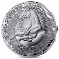Frankreich 10 Euro Silbermünze PP 2026 - Jahr des Pferdes