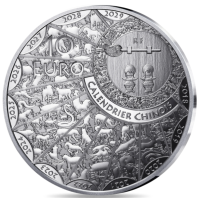 Frankreich 10 Euro Silbermünze PP 2026 - Jahr des Pferdes