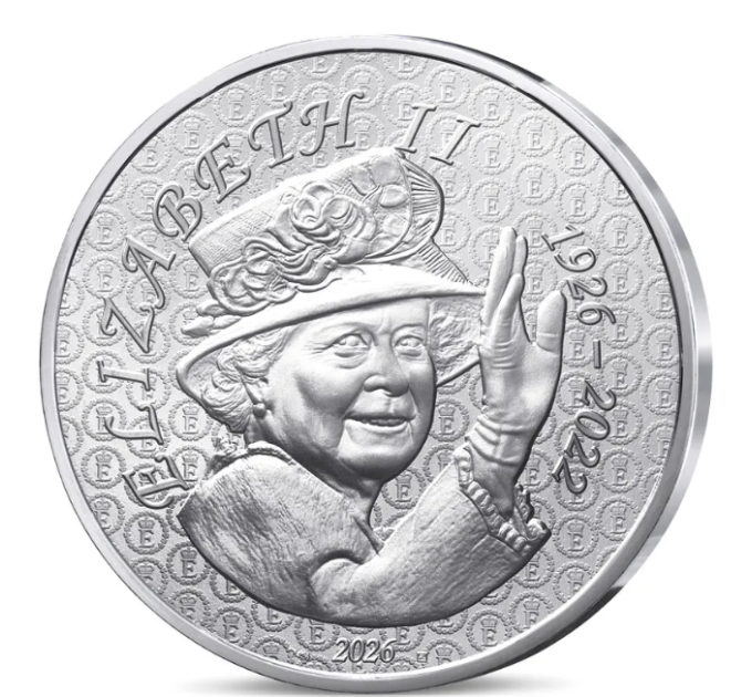 Frankreich 10 Euro Silbermünze 2026 - Elisabeth II.