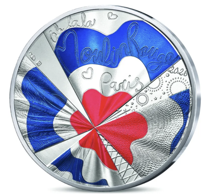 Frankreich 10 Euro Silbermünze 2026 - Moulin Rouge