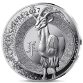 Frankreich 10 Euro Silbermünze PP 2027 - Jahr des Schafes