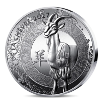 Frankreich 20 Euro Silbermünze PP 2027 - Jahr des Schafes