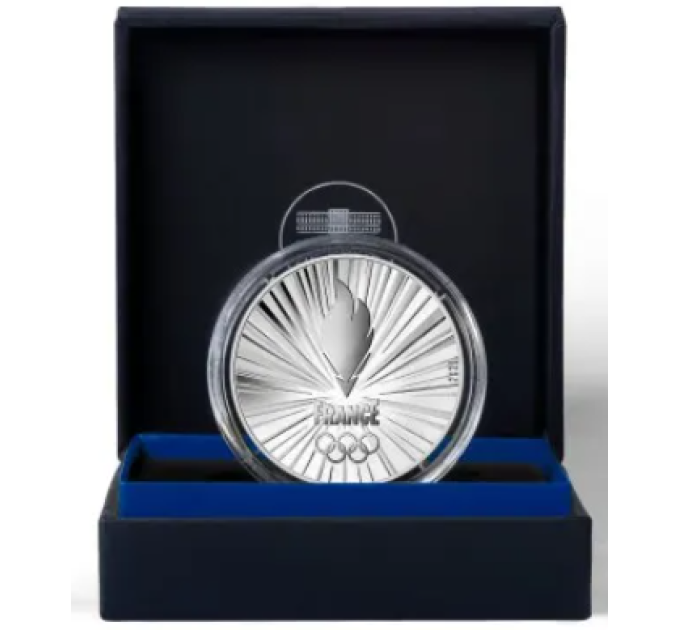 Frankreich 10 Euro Silbermünze PP 2021 - FRANKREICH OLYMPISCHE UND PARALYMPISCHE MANNSCHAFT 