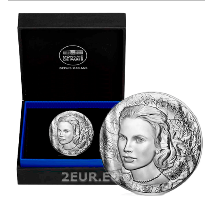 Frankreich 10 Euro Silbermünze PP 2022 - Frauen der Welt – Grace Kelly