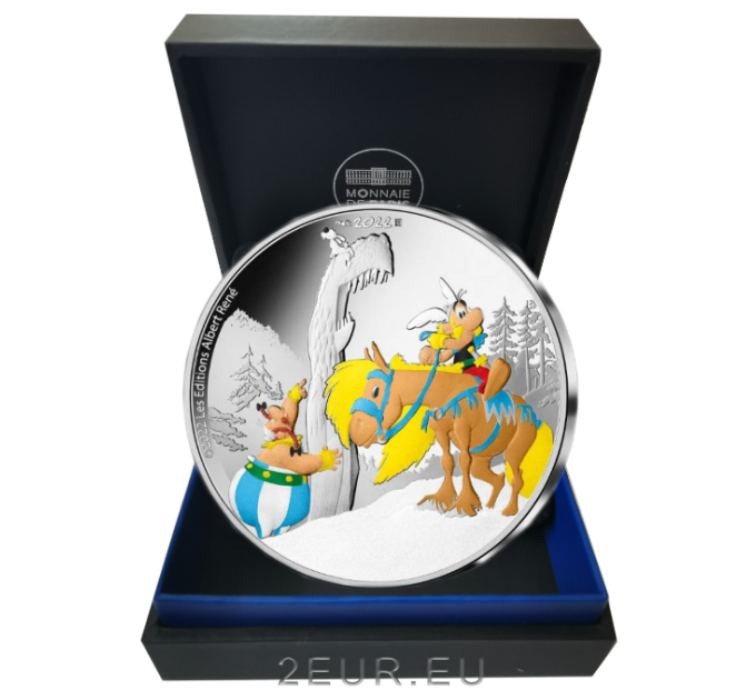 Frankreich 10 Euro Silbermünze PP 2022 - Asterix und der Greif
