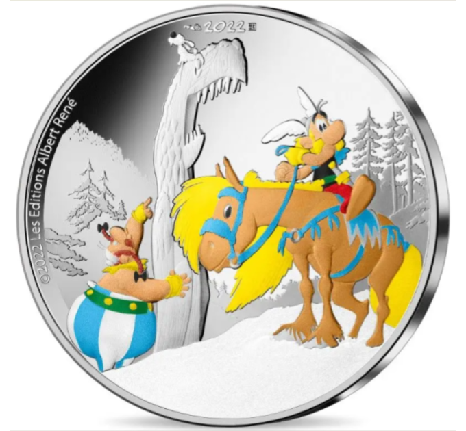 Frankreich 10 Euro Silbermünze PP 2022 - Asterix und der Greif