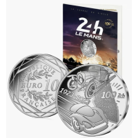 Frankreich 10 Euro Silbermünze 2023 - 100 Jahre – 24 Stunden von Le Mans