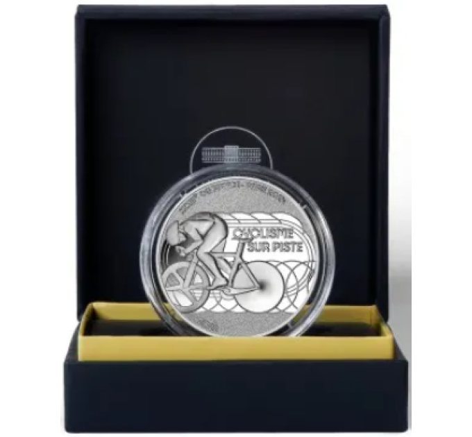 Frankreich 10 Euro Silbermünze PP 2022 - Sport Radfahren
