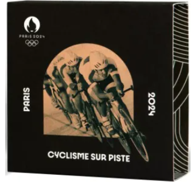 Frankreich 10 Euro Silbermünze PP 2022 - Sport Radfahren