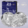Frankreich 10 Euro Silbermünze PP 2023 - 100 Jahre – 24 Stunden von Le Mans