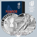 Frankreich 10 Euro Silbermünze PP 2023 - Rugby-Weltmeisterschaft Frankreich