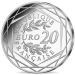 Frankreich 20 Euro Silbermünze 2022 - 20 Jahre Euro