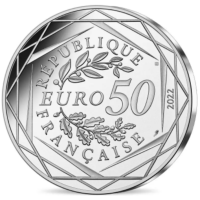 Frankreich 50 Euro Silbermünze 2022 - Asterix - Liebe