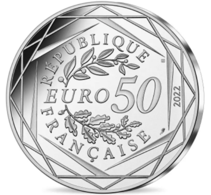 Frankreich 50 Euro Silbermünze 2022 - Asterix - Liebe