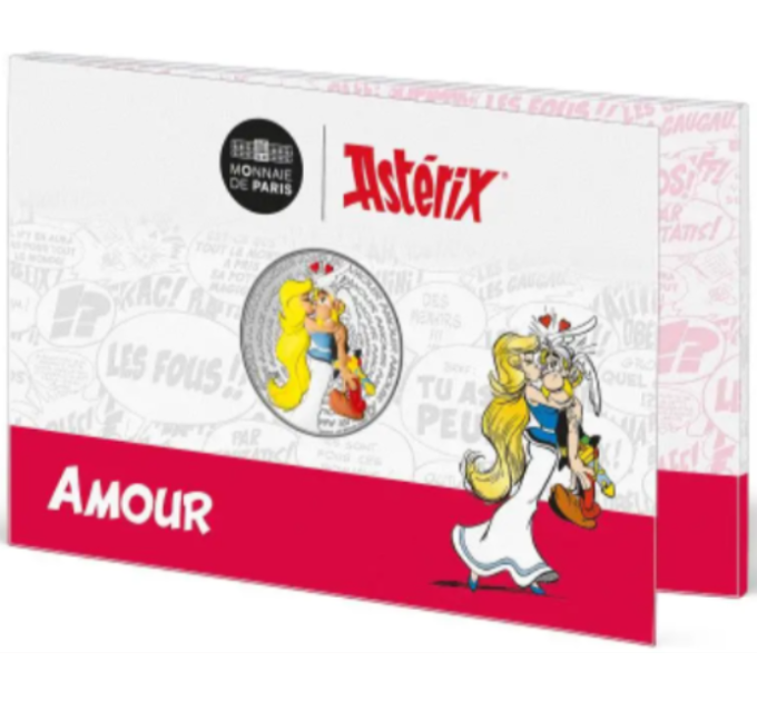 Frankreich 50 Euro Silbermünze 2022 - Asterix - Liebe