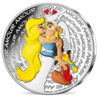 Frankreich 50 Euro Silbermünze 2022 - Asterix - Liebe