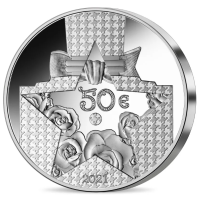 Frankreich 50 Euro Silbermünze PP 2021 - Französische Exzellenz – Dior
