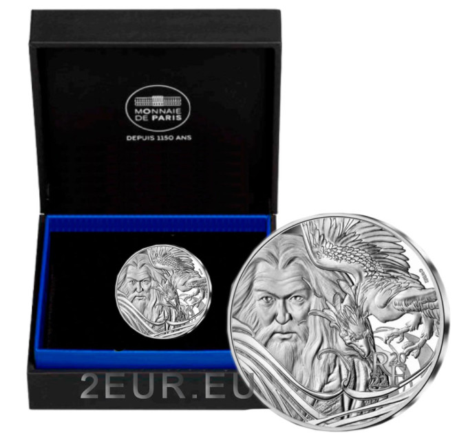 Frankreich 10 Euro Silbermünze PP 2022 - Harry Potter - Albus Dumbledore