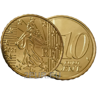 Frankreich 10 Cent UNC 2021