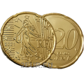 Frankreich 20 Cent UNC 2021