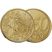 Frankreich 50 Cent UNC 2021