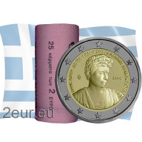 Griechenland 2 Euro Rolle 2024 – 150. Geburtstag von Penelope Delta