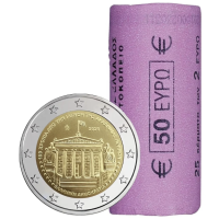 Griechenland 2 Euro Rolle 2026 – 100 JAHRE SEIT DER GRÜNDUNG DER AKADEMIE VON ATHEN