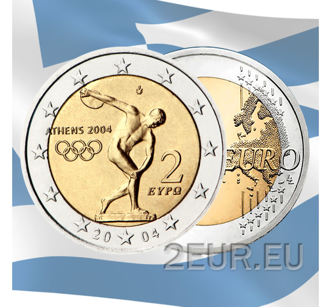 Griechenland 2 euro UNC 2004 - XXVIII. Olympische Sommerspiele in Athen