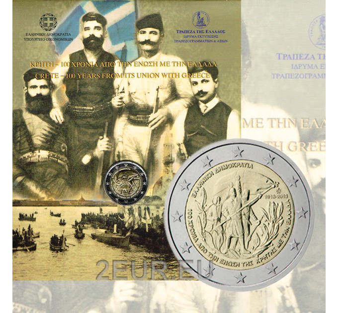 Griechenland 2 euro BU 2013 - 100. Jahrestag der Vereinigung Kretas mit Griechenland  