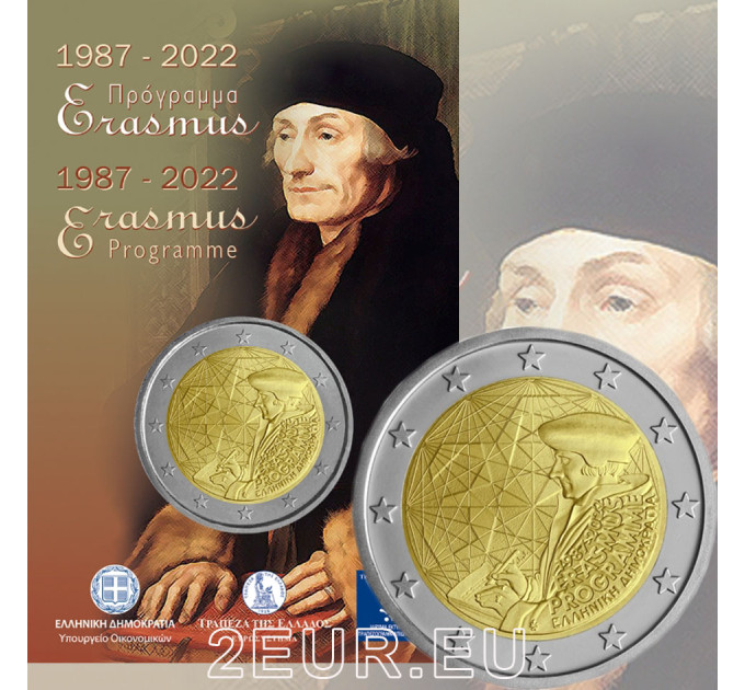 Griechenland 2 euro BU 2022 - 35 Jahre Erasmus-Programm  