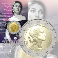 Griechenland 2 euro BU 2023 - 100. Jahrestag der Geburt von Maria Callas