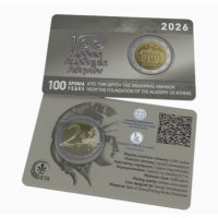Griechenland 2 euro BU 2026 - 100 JAHRE SEIT DER GRÜNDUNG DER AKADEMIE VON ATHEN Griechenland 2 euro BU 2026 - 100 JAHRE SEIT DER GRÜNDUNG DER AKADEMIE VON ATHEN