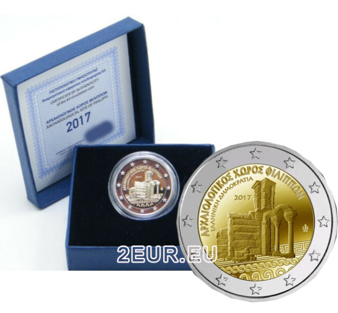 Griechenland 2 euro proof 2017 - Archäologische Stätte von Philippi  