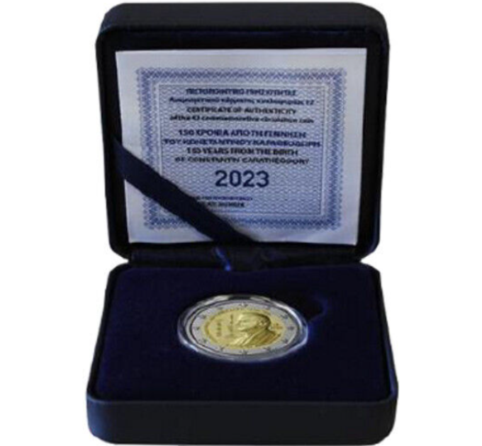 Griechenland 2 euro Proof 2023 - 150. Jahrestag der Geburt von Constantin Caratheodory