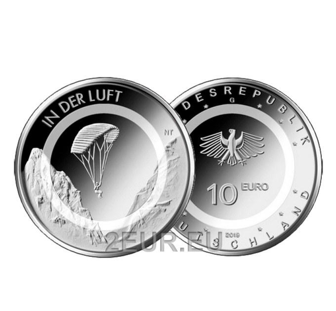  Deutschland 10 Euro UNC 2019 - Air and Motion - Airborne