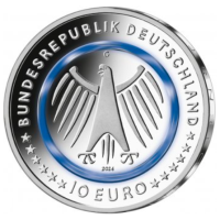 Deutschland 10 Euro UNC 2024 – Im Dienst der Gesellschaft – Polizei